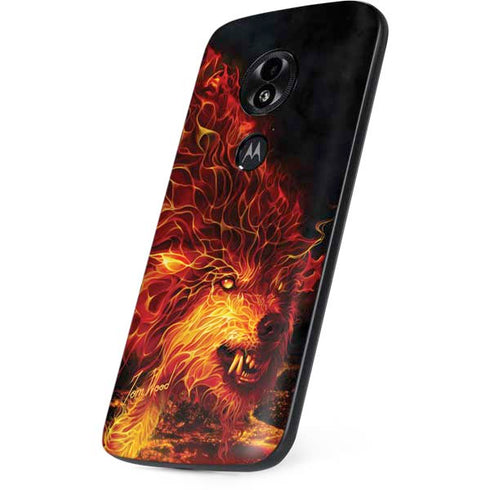 Tom Wood Fire Stalker Wolf Moto E5 Play Skin